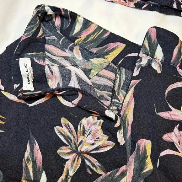 O'Neill Montera Size 28 Tropical 2 Piece Bandeau Shorts Set Casual Beach Coastal - Picture 8 of 10